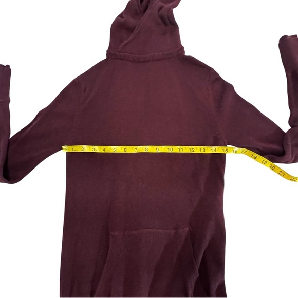 Lululemon Sweet Savasana Pullover Hooded Sweater Heathered Bordeaux Size 4 - Picture 7 of 16